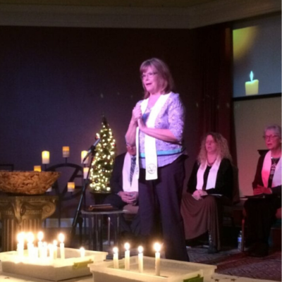Photo of Taize service at Center for Spiritual Living, Chico