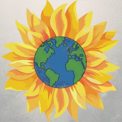 Earth Day Sun flower