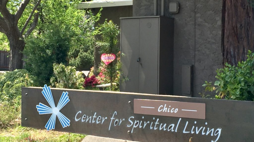 Image of Center for Spiritual Living Chico in Chico CA. And there Community kindness project April 2020