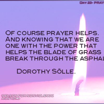 Dorothy Solle quote on prayer